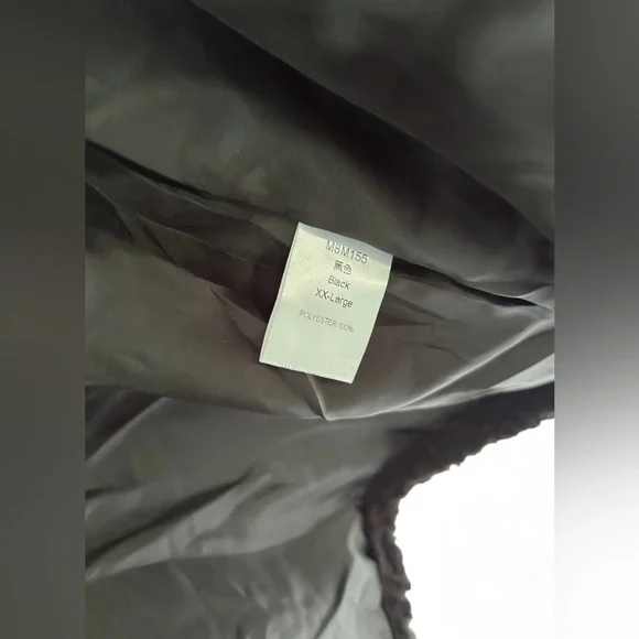 Black Sherpa zip up women’s XXL Teddy Cozy half zip Jacket - Picture 5 of 7